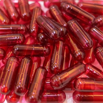 كبسولات حبوب فارغة ملونة